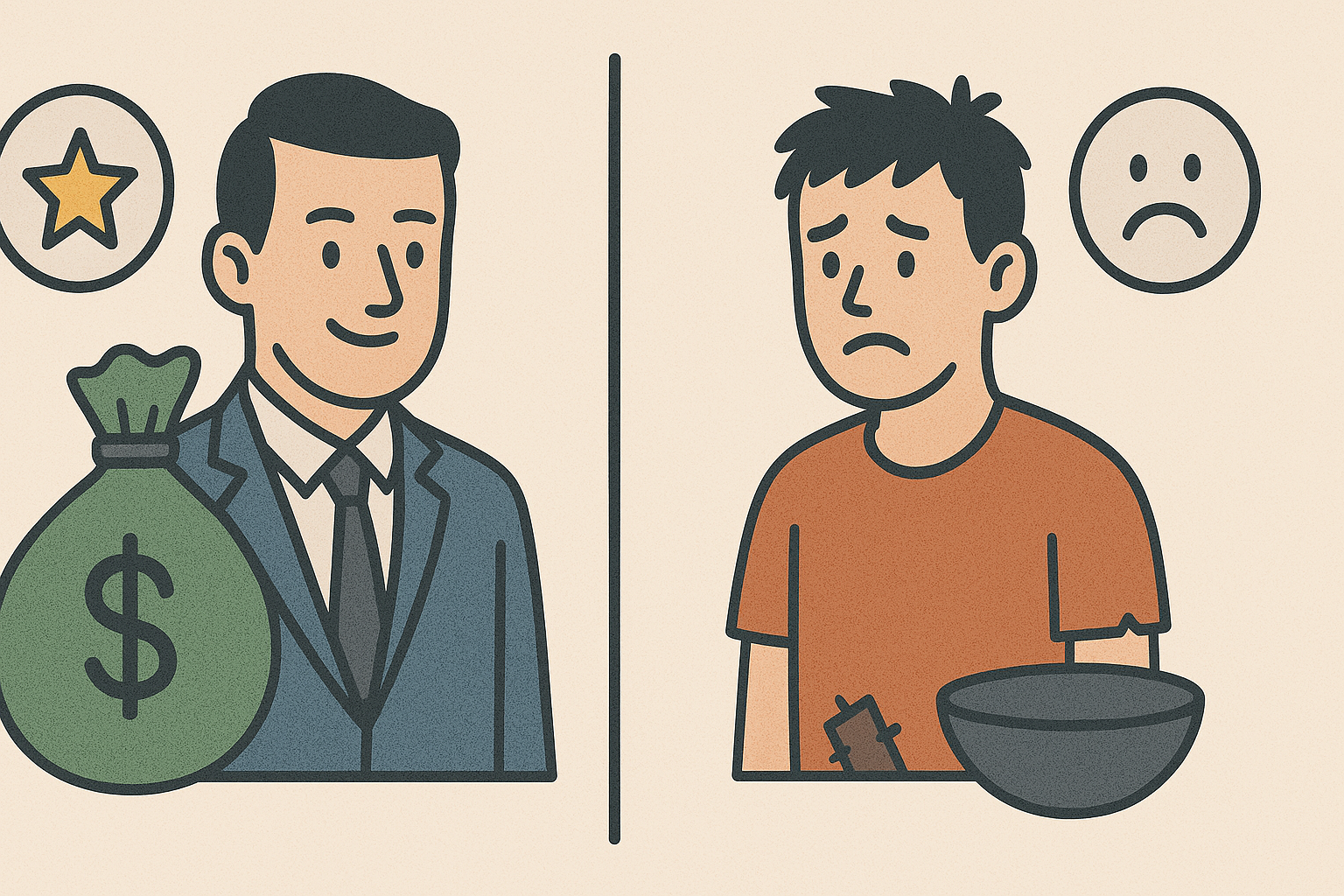 Czym różnią się bogaci od biednych?