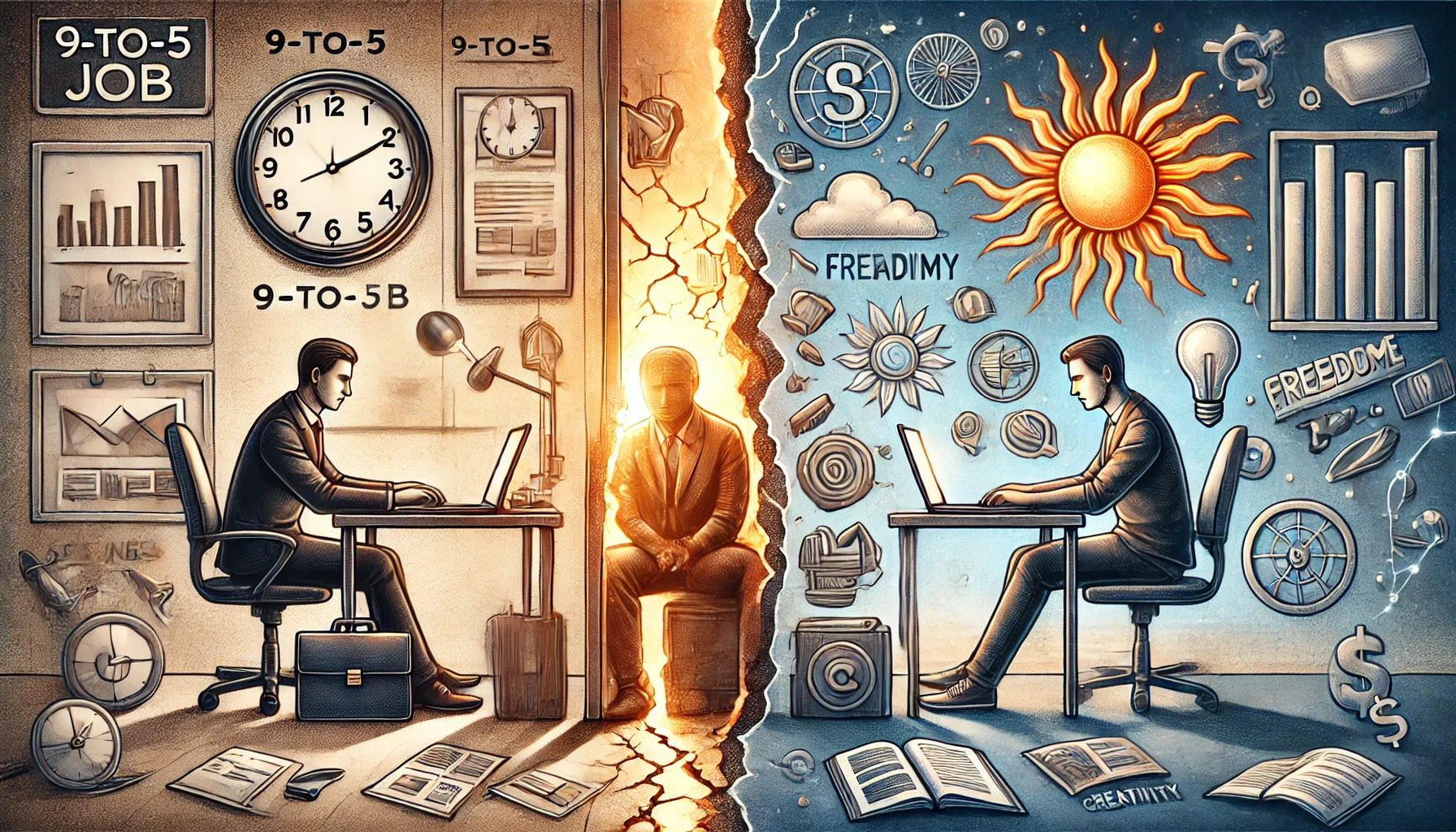 Dlaczego tak ciężko jest wyjść z etatu?